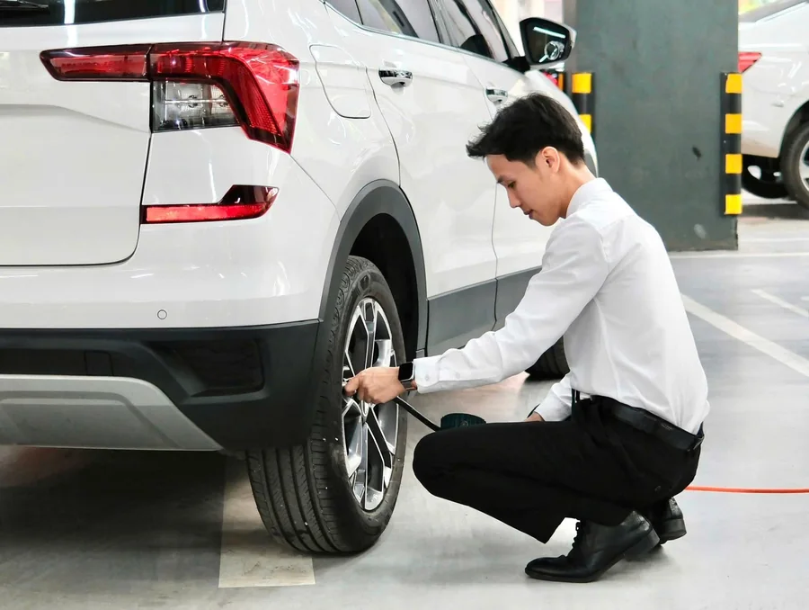 Chăm sóc xe tại xưởng dịch vụ Škoda